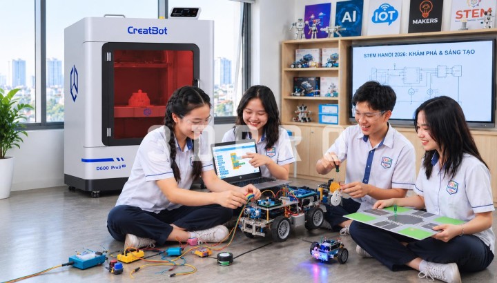 Top 5 máy in 3D cho phòng học Stem THPT giá rẻ, chất lượng