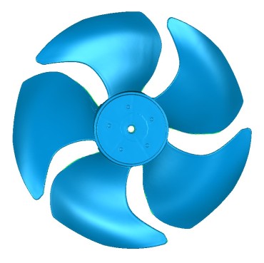 Scan 3D và thiết kế ngược cánh quạt
