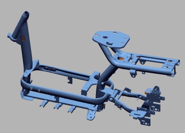 Scan 3D và thiết kế ngược khung xe điện-5