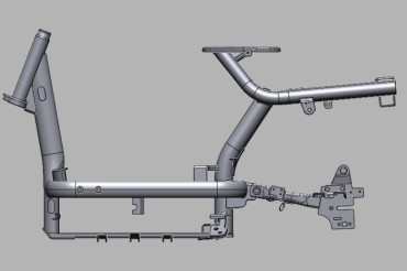 Scan 3D và thiết kế ngược khung xe điện-6