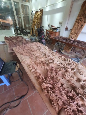 Scan 3D tranh gỗ-9