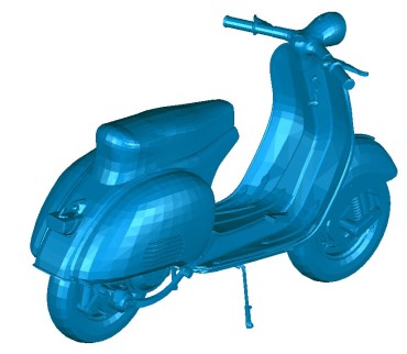 In 3D Sla mẫu xe vespa-2