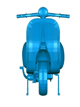 In 3D Sla mẫu xe vespa-4