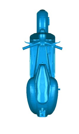 In 3D Sla mẫu xe vespa-5