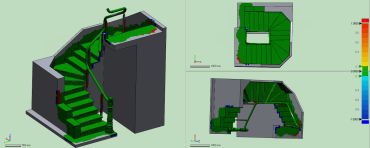 Scan 3D và thiết kế ngược cầu thang