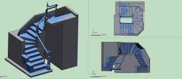 Scan 3D và thiết kế ngược cầu thang-4
