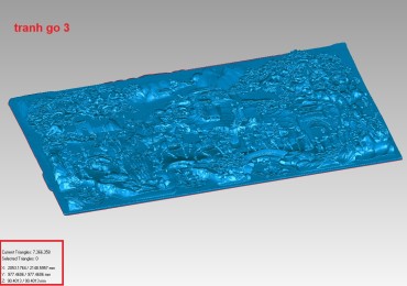 Scan 3D tranh gỗ-2