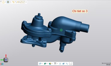 Scan và thiết kế ngược các linh kiện máy bơm-8 Scan và thiết kế ngược các linh kiện máy bơm-8