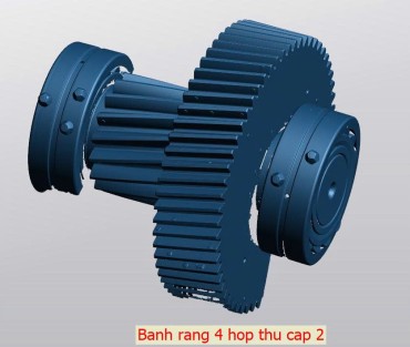 Scan và thiết kế ngược chi tiết bánh răng trong hộp số-3