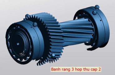 Scan và thiết kế ngược chi tiết bánh răng trong hộp số-4