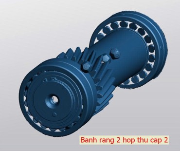 Scan và thiết kế ngược chi tiết bánh răng trong hộp số-5