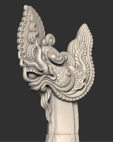 Scan và in 3D đầu rồng thời lý đẹp-11