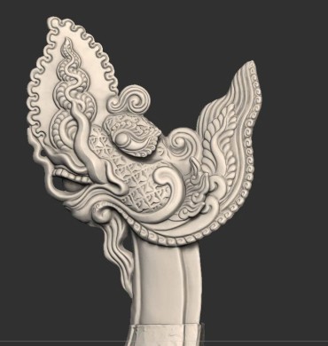 Scan và in 3D đầu rồng thời lý đẹp-2