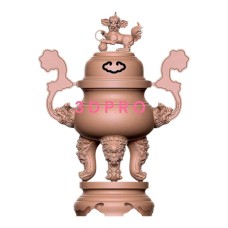 Scan 3D bộ Hạc, Lư Hương