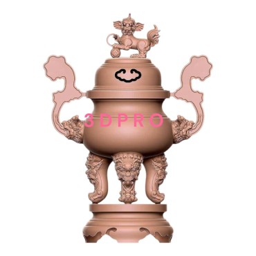 Scan 3D bộ Hạc, Lư Hương