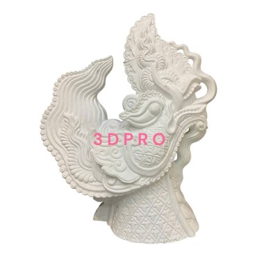 In 3D mẫu đầu rồng thời Lý  cao 1.4m