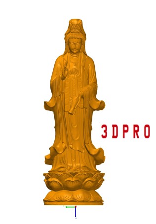 Scan 3D tượng quan âm 1.6m