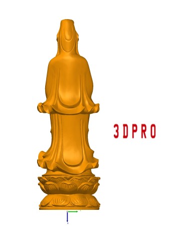 Scan 3D tượng quan âm 1.6m-3
