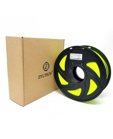 Zyltech Highlighter Fluorescent Green PLA 3D Printer Filament 1.75mm - 1 kg