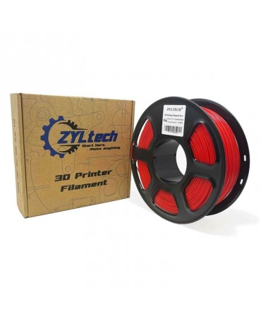 Zyltech Lipstick Red PLA 3D Printer Filament 1.75mm - 1 kg