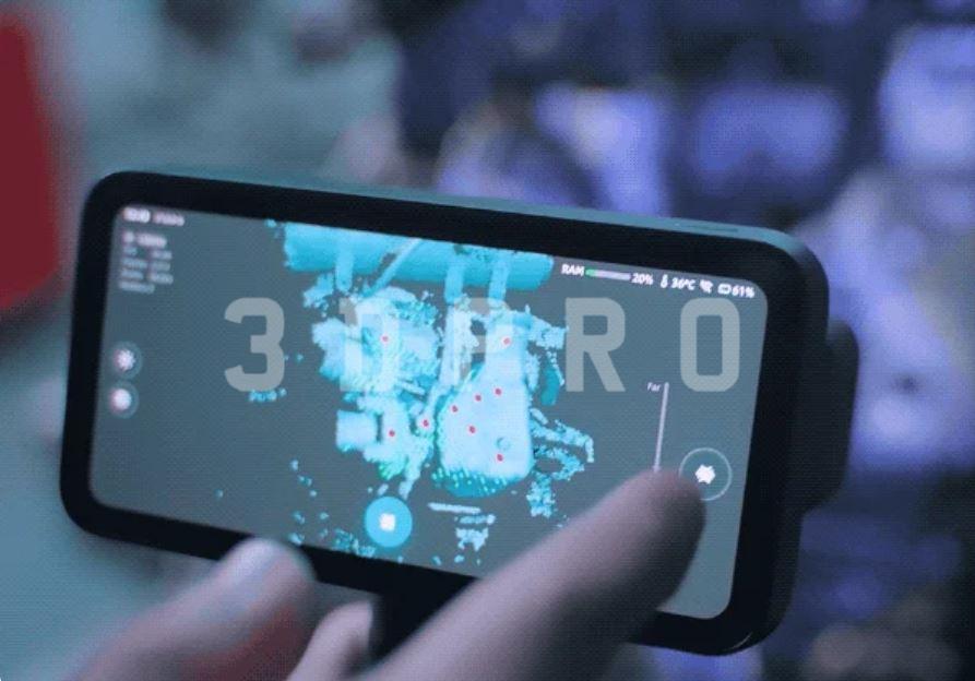 Máy scan 3D EinScan Rigil thế hệ mới tích hợp màn hình và bộ xử lý 