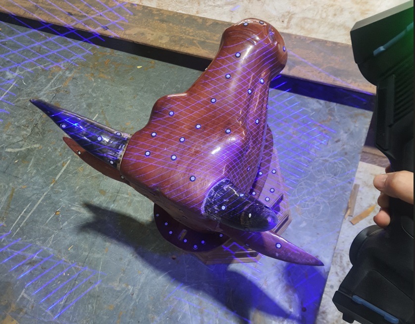 3dpro Scan 3D tượng gỗ tại làng gỗ Dư Dụ